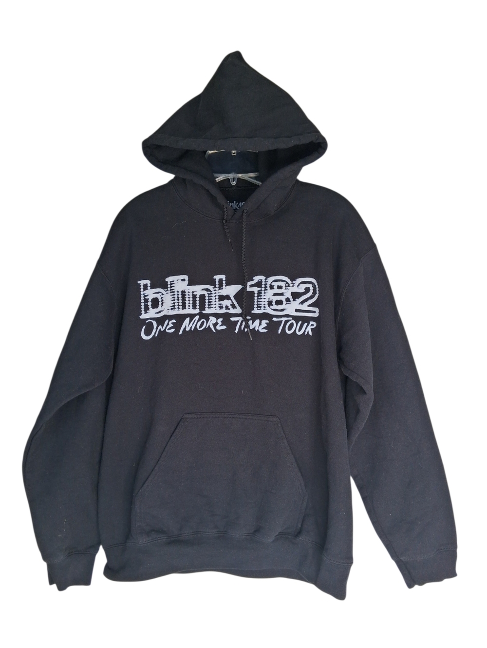 blink-182 One More Time Tour Black Hooded Sweatshirt